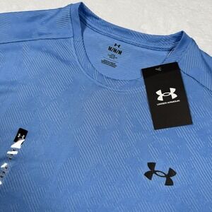 Under Armour Men's UA Tech Vent Loose Fit Short Sleeve Tee Shirt Horizon Blue M